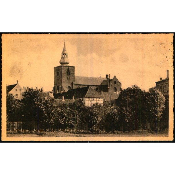 Randers - Udsigt til Sct. Mortens Kirke - Stender R. 79 - Brugt