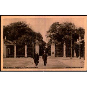 Kbenhavn - Indgang til Frederiksberg Have - Stender 724 - Ubrugt
