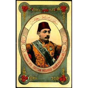 Sultan Mourad Kahn V - Mort. 1876 - Tyrkiet - Fruchtermann - Constantinopel 277 - Ubrugt