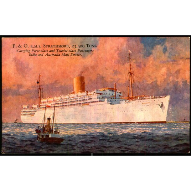 R.M.S. Strathmore - P&O Line - u/n - Ubrugt