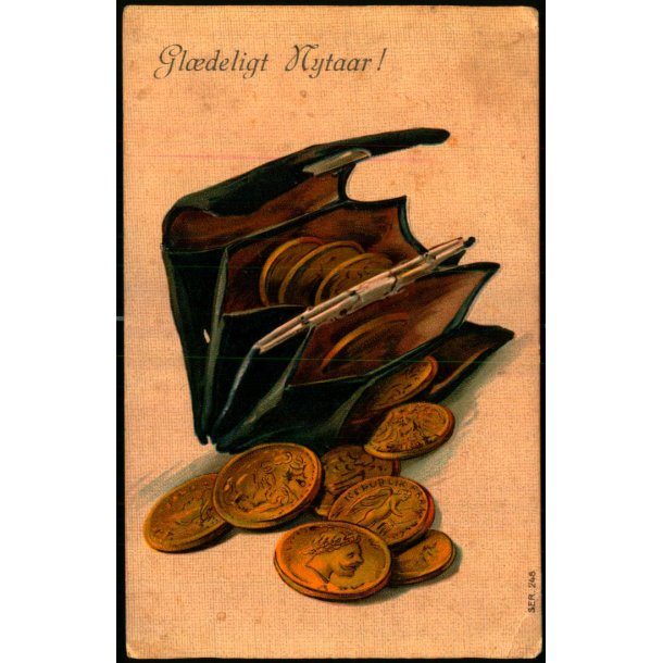 Gldeligt Nytaar - Ser 248 - Brugt - Svagt Hjrne !