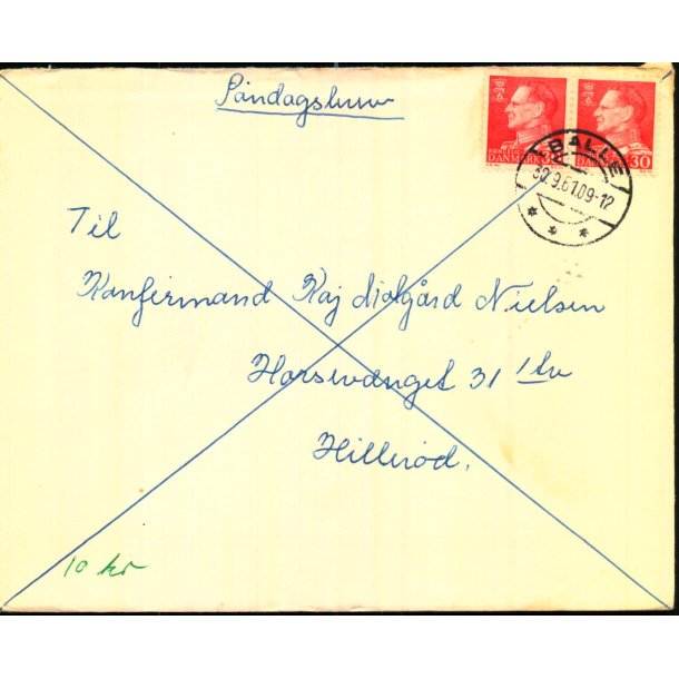 Sndagsbrev til Hillerd 30 - 9 - 61