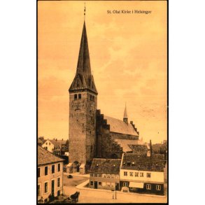 St. Olai Kirke i Helsing�r - J.M. 195 - Brugt