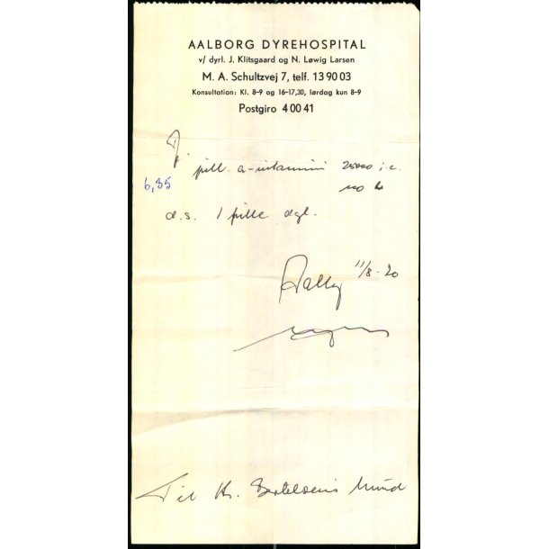 Recept - Aalborg Dyrehospital - 11 - 8 - 70