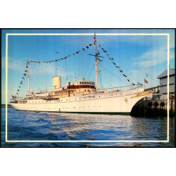 Kongeskibet - Dannebrog - Scandecor 6508 - 12x17 cm - Ubrugt