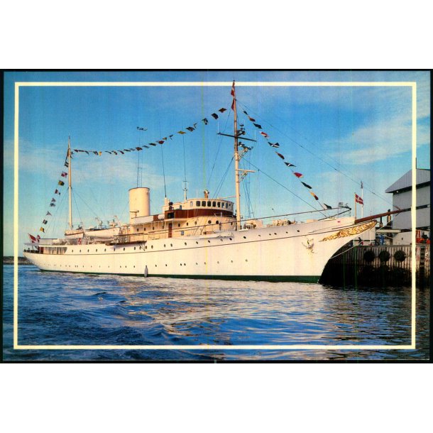 Kongeskibet - Dannebrog - Scandecor 6508 - 12x17 cm - Ubrugt