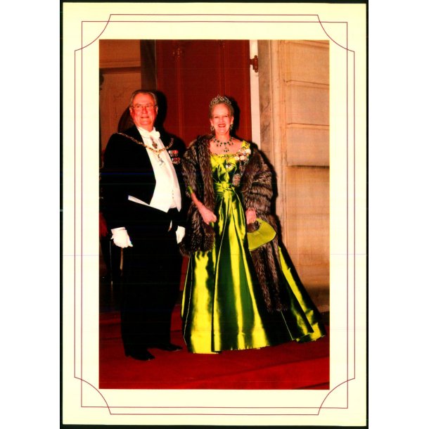 Dronning Margrethe - Prins Henrik - dkroyalpress 02 - 13x18 cm. - Ubrugt