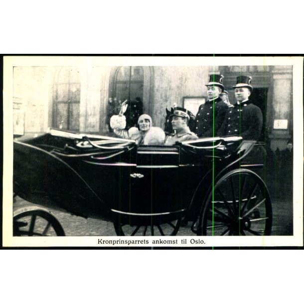Kronprinceparrets ankomst til Oslo - Oppi u/n - Ubrugt - Har vret klbet op !