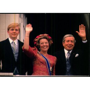 Dronning Beatrix - Prins Claus - Willem Alexander - Holland -  spanjersberg 879 - Ubrugt