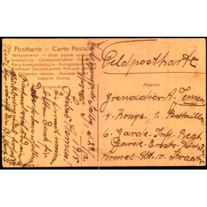 Feldpostkort - 29 - 12 - 1915