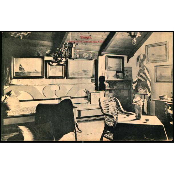 Skagen - Interi�r fra Drachmanns Hus - Knudstrup u/n - Ubrugt