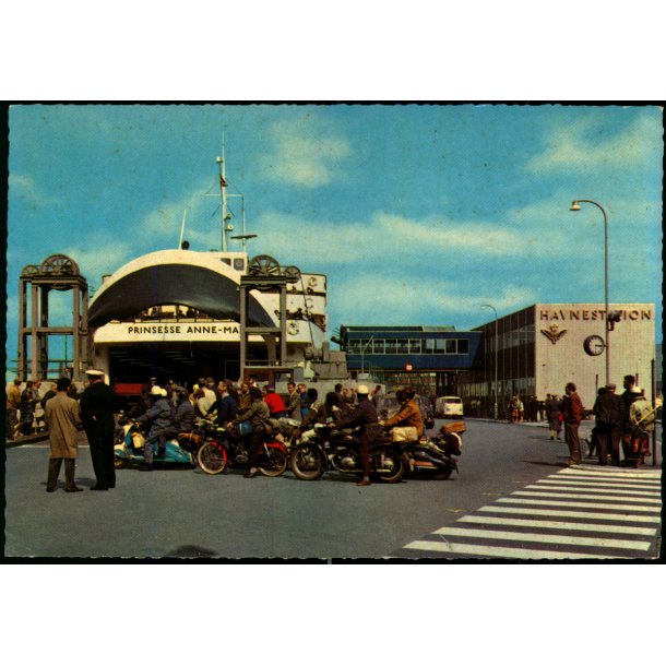 M/F "Prinsesse Anne-Marie"  i  Aarhus Havn - Stender 40 719/51 - Brugt