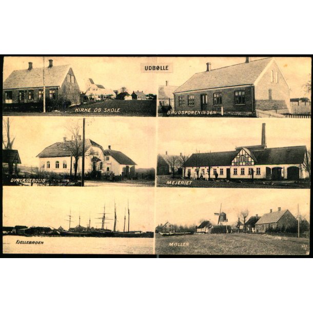 Udb�lle - Kirke - Skole - Brugsforening - Mejeriet m.m. - Bo Andersen u/n - Brugt