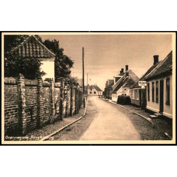 Gr�nnegade i Ringk�bing -  Bogladerne i Ringk�bing 88485 - Ubrugt