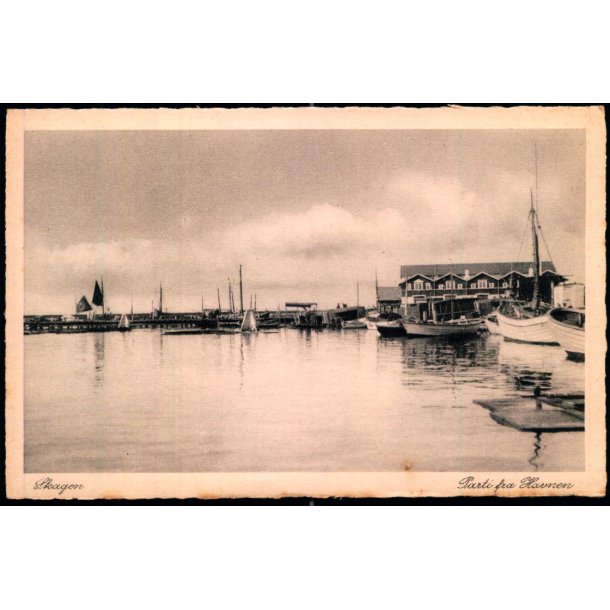 Skagen - Parti fra Havnen - Rudolf Olsen 62 - Ubrugt