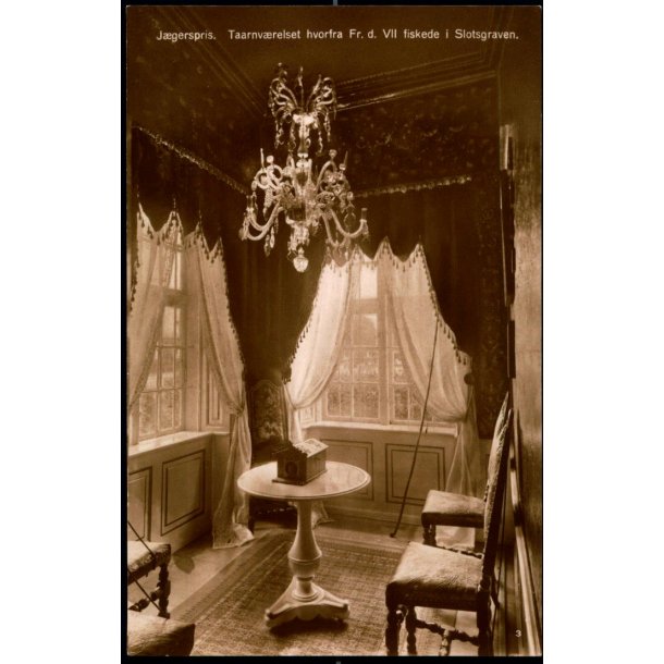 Jgerspris - Taarnvrelset hvorfra Fr. VII fiskede i Slotsgraven - Chr. Pedersen u/n - Ubrugt
