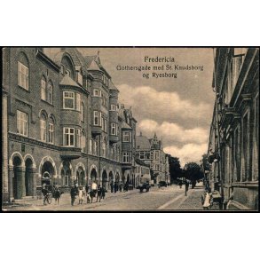 Fredericia - Gothersgade med St.Knudsborg og Ryesborg - Jens Mortensen u/n - Brugt