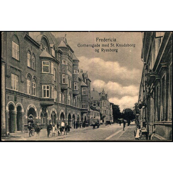 Fredericia - Gothersgade med St.Knudsborg og Ryesborg - Jens Mortensen u/n - Brugt