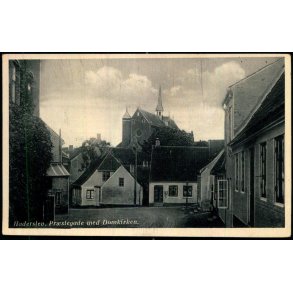 Haderslev - Pr�stegade med Domkirken - Rudolf Olsen 572 - Ubrugt