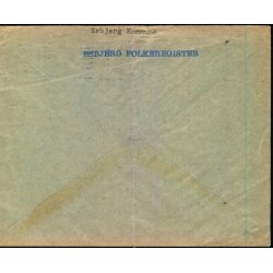 Perfin - Kbenhavns Kommune p Brev - Rodekontoret - Stemplet