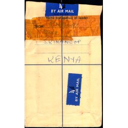 Luftpost Rekommanderet Brev fra Kenya til Danmark - 30 - 11 - 53