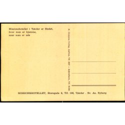 Missionshotellet - T�nder - Clausen u/n - Ubrugt