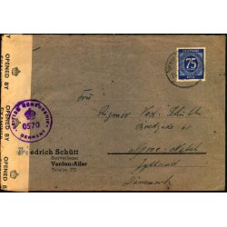 Efterkrigs Censurbrev fra Tyskland  29 - 1 - 48 - Til Nrre-Nebel