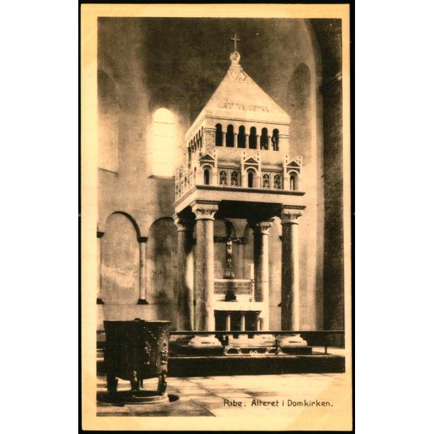 Ribe -  Alteret i Domkirken - H. Bentzons Bogh. 34842 - Ubrugt
