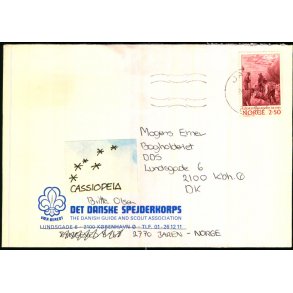 Det Danske Spejderkorp - Kuvert - Brugt