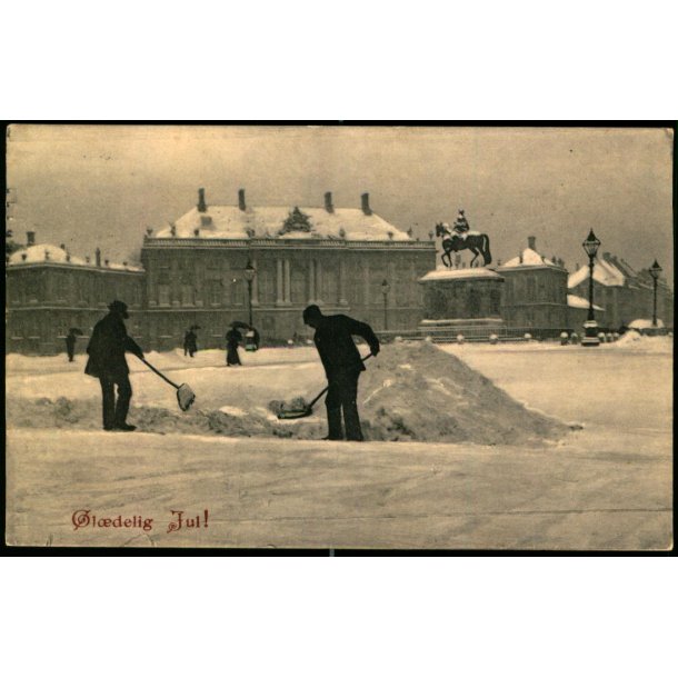 K�benhavn - Amalienborg Slot - Gl�delig Jul - Alex Vincent Serie 63/1