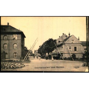 Vejle - Overk�rslen ved Banen - Det r�de Hus 5445 - Ubrugt