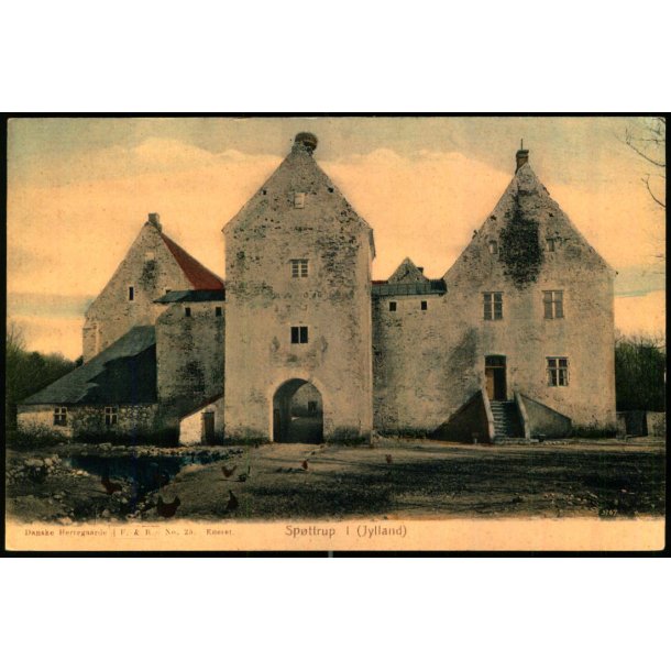 Spttrup I Jylland - Danske Herregaarde - F&B 25 - Ubrugt
