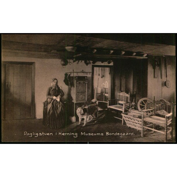 Dagligstue i Herning Museums Bondegaard - Herning Museum 13940 - Ubrugt