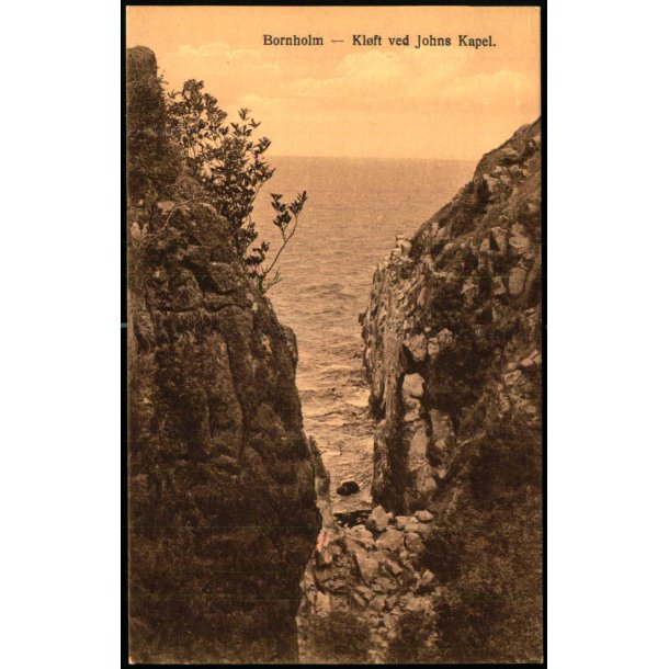 Bornholm - Klft ved Johns Kapel - Frits Srensen 554 - Ubrugt