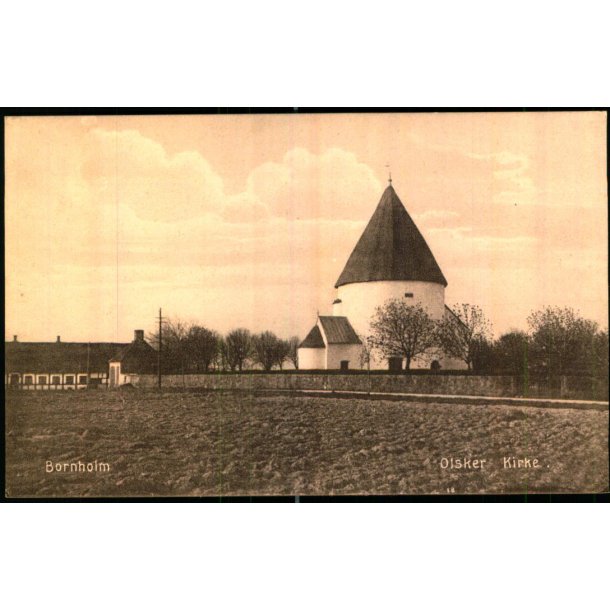 Bornholm - Olsker Kirke - S. Kollings Bogh. 83 - Ubrugt