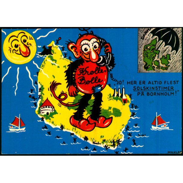 Bornholm - Solskinsen i stersen - Colbergs Bogh. 1658 - Brugt