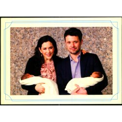 Kronprinseparret med Tvillingerne - dkroyalpress 08 - 13x18 cm. - Ubrugt