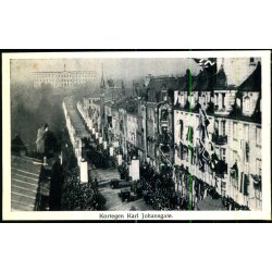 Kortegen Karl Johansgate - (Kronprinseparrets Modtagelse ) - Oppi u/n - Ubrugt 