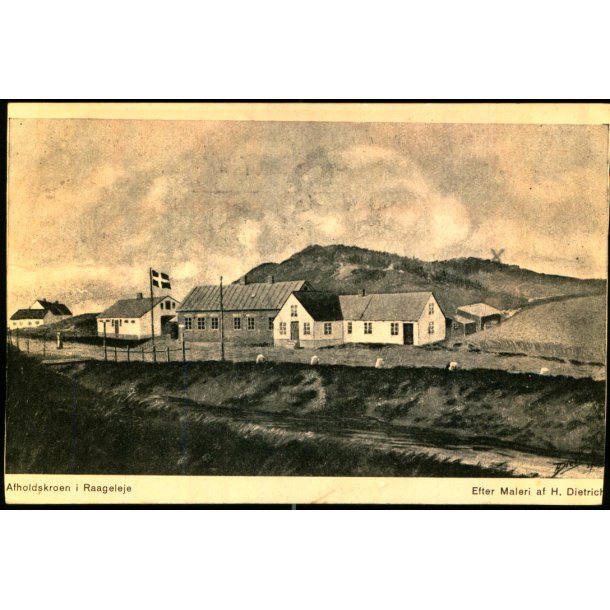 Afholdskroen i Raageleje - u/n - Brugt - Klippet i siderne !