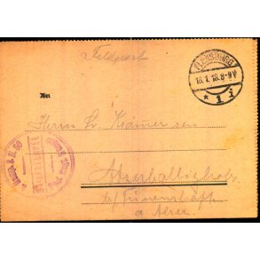 Feldpost - Fra Flemsborg 16 - 1 - 18