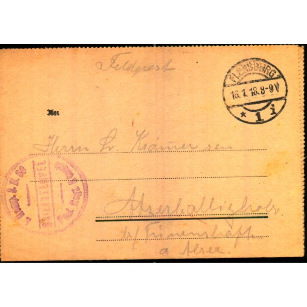 Feldpost - Fra Flemsborg 16 - 1 - 18