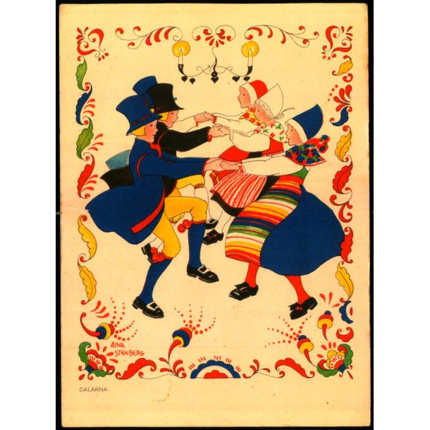 Dalarne - Svensk Nationalkort 47 - Brugt