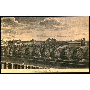 Amalienborg Plads A.D. 1700 - Gl. K�benhavn u/n - Ubrugt