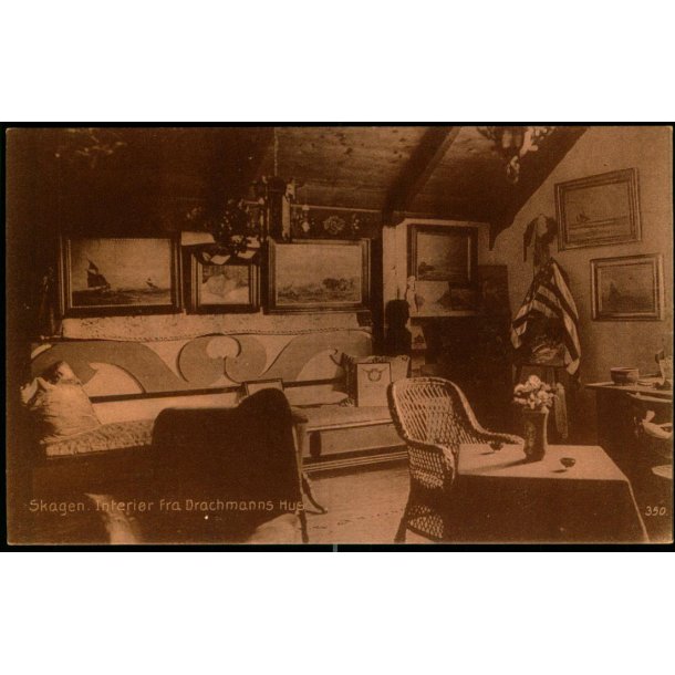 Skagen - Interi�r fra Drachmanns Hus - Knudstrup u/n - Ubrugt