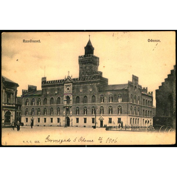 Raadhuset - Odense - H.H.O. 653 - brugt