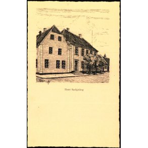 P. Holm - Hotel Saxkbing - Thanning Steffensens Bogh. u/n - Ubrugt