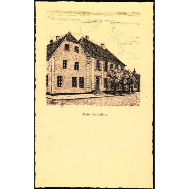 P. Holm - Hotel Saxkbing - Thanning Steffensens Bogh. u/n - Ubrugt