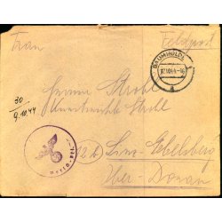 Tysk Feldpostbrev - Feldpoststempel 12 - 10 44 - Feldpost No. 811 - Til Ober Donau