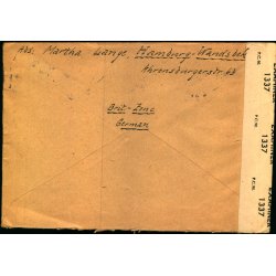 Efterkrigs Censurbrev fra Tyskland  21 - 4 - 47 - Til Frederiksberg