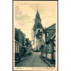 Faaborg - Klokketaarnet fra B�jestr�de - Walthers Kiosk 1277 - Ubrugt